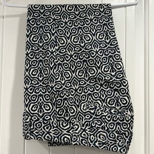 Jcrew City Fit Navy Printed Capri